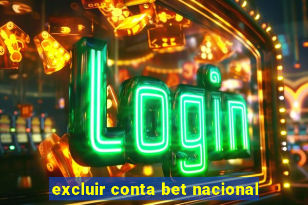 excluir conta bet nacional